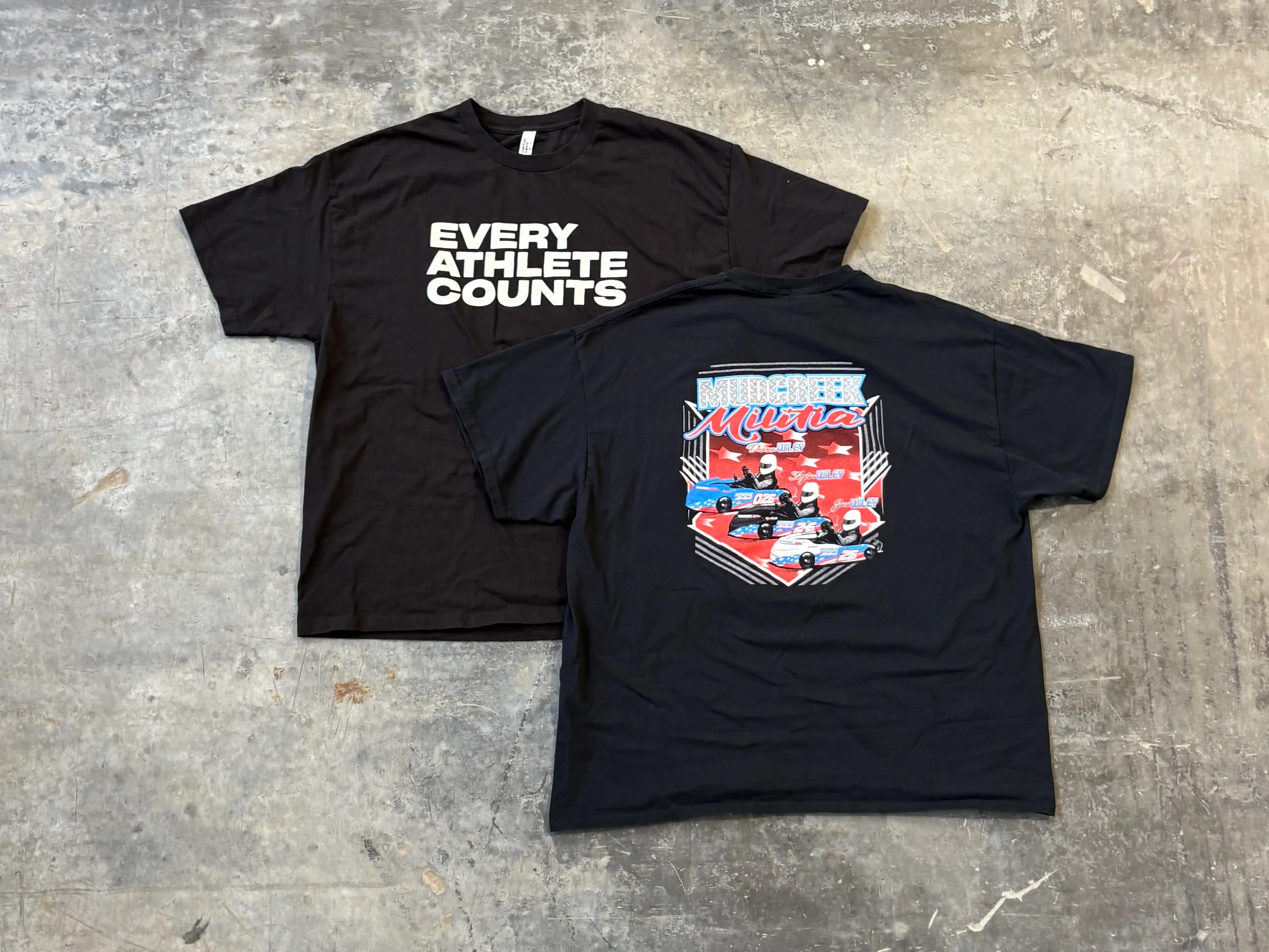 Black Printed Tees - Image 3