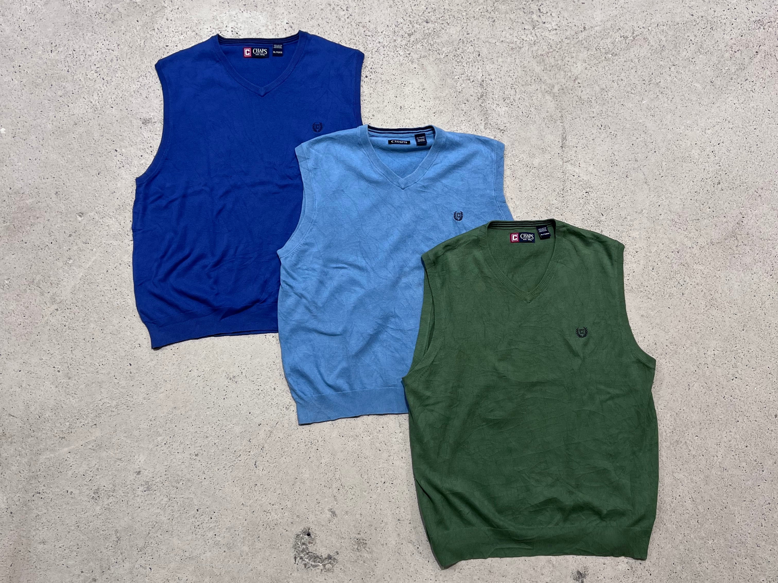 Oversized Chaps Vest Sweaters - Image 2