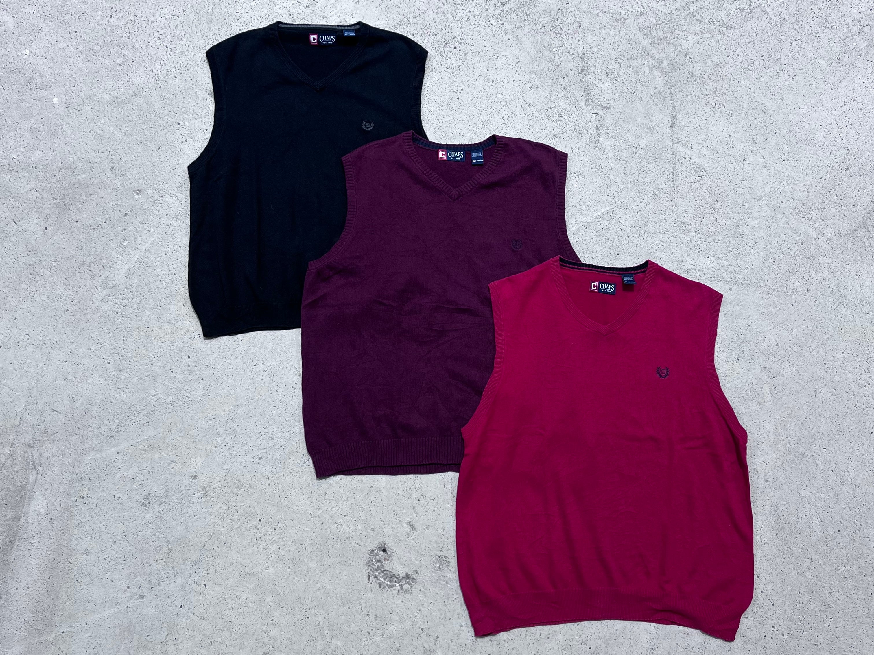 Oversized Chaps Vest Sweaters - Image 3