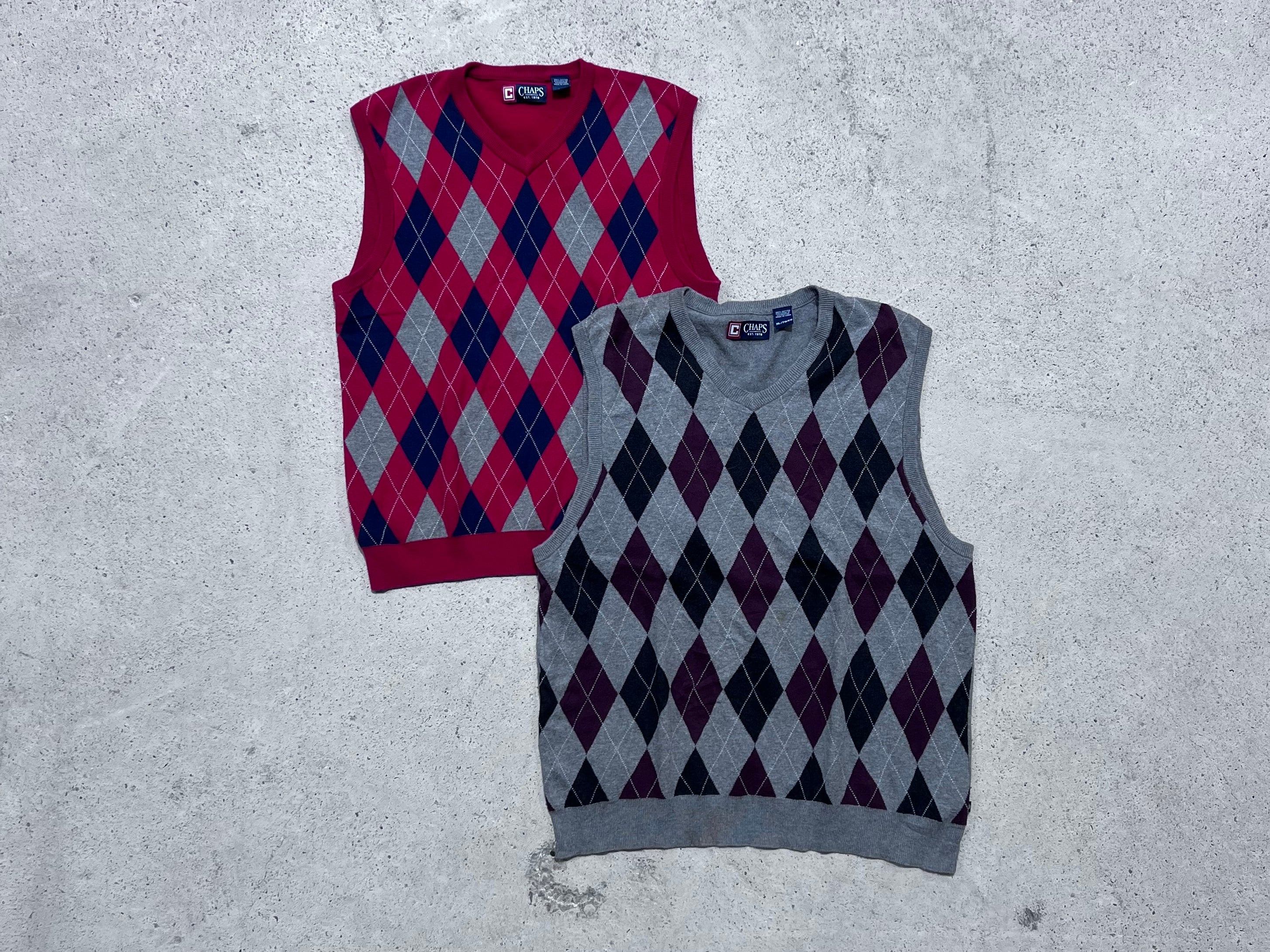 Oversized Chaps Vest Sweaters - Image 4