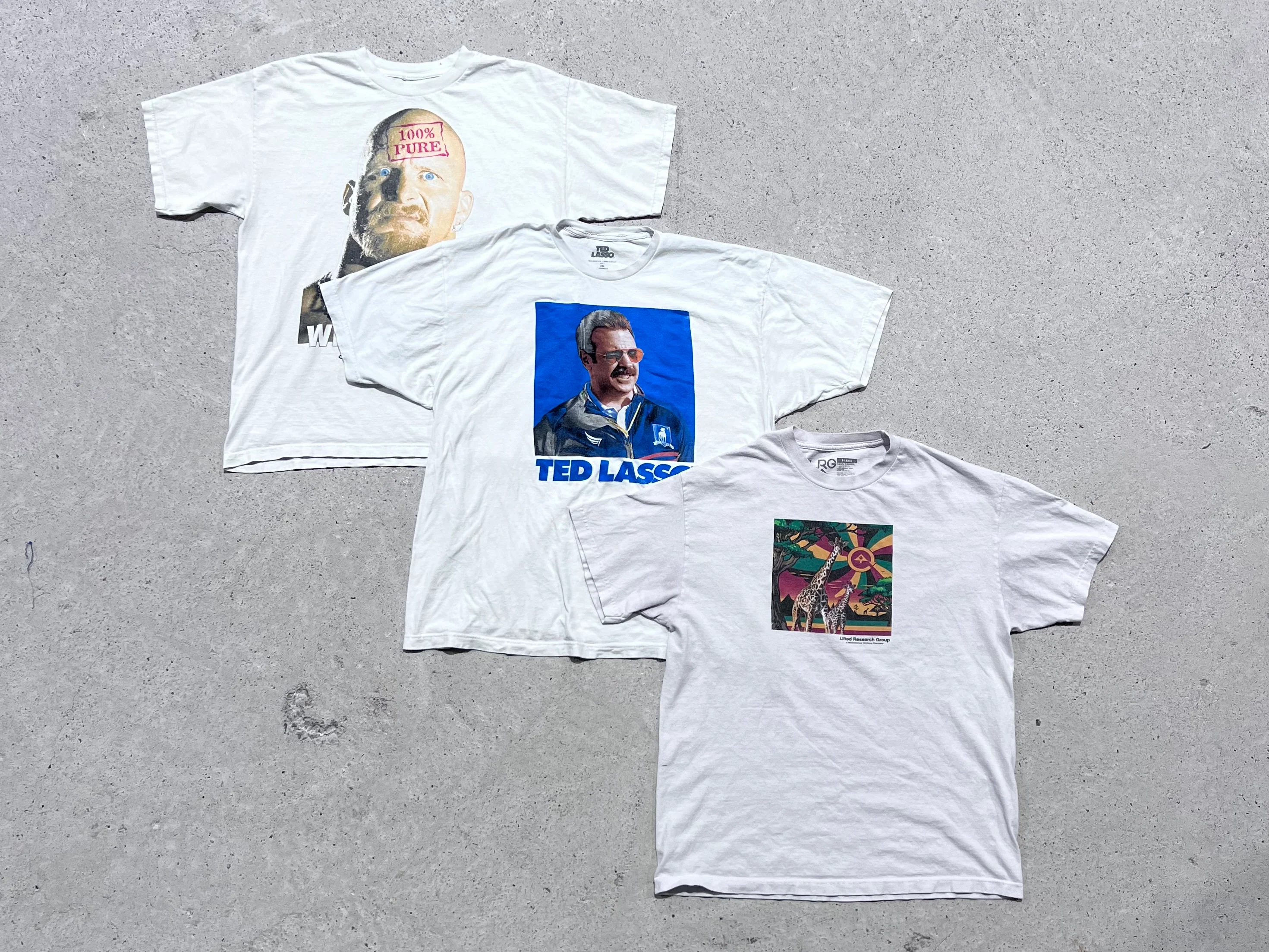 Printed White T-Shirts
