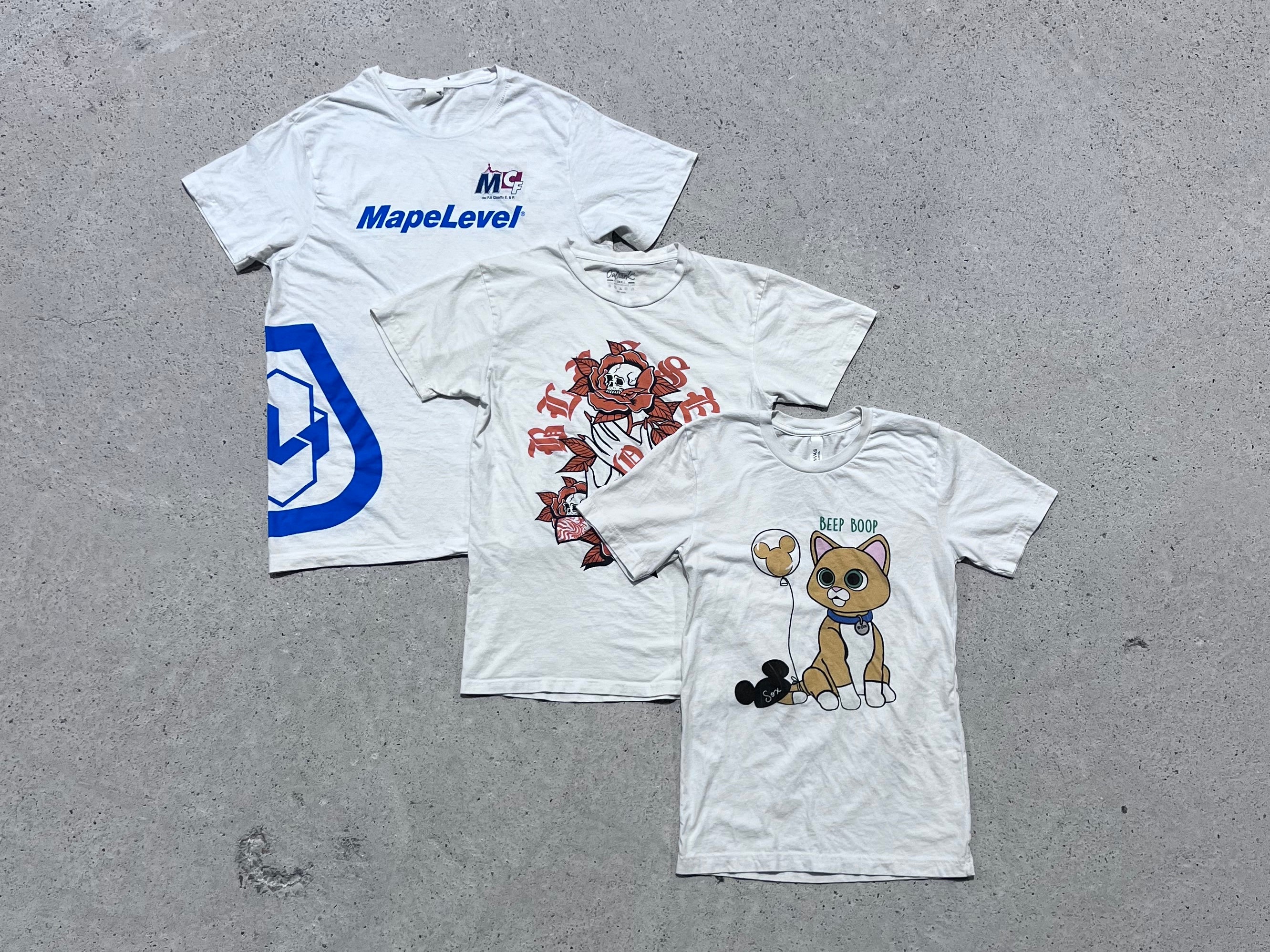 Printed White T-Shirts - Image 4