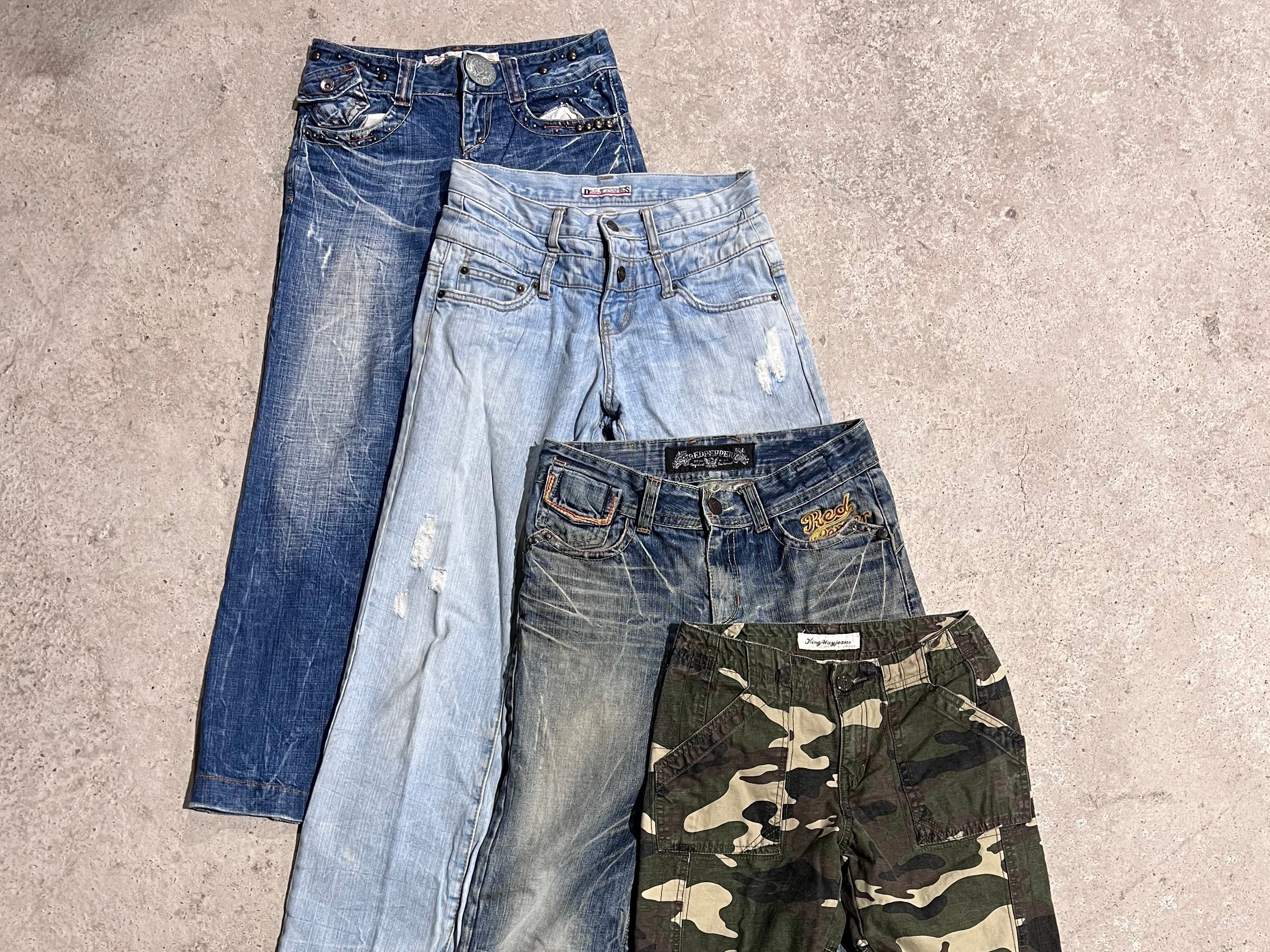 Y2K Low Waist Jeans - Image 3
